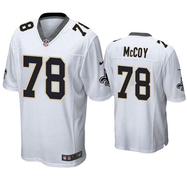 Youth New Orleans Saints #78 Erik McCoy Nike White Limited Jersey