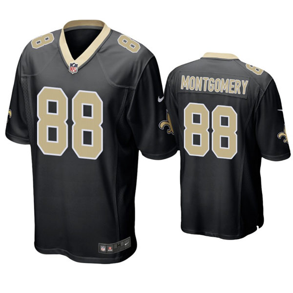 Youth New Orleans Saints #88 Ty Montgomery Nike Black Limited Jersey