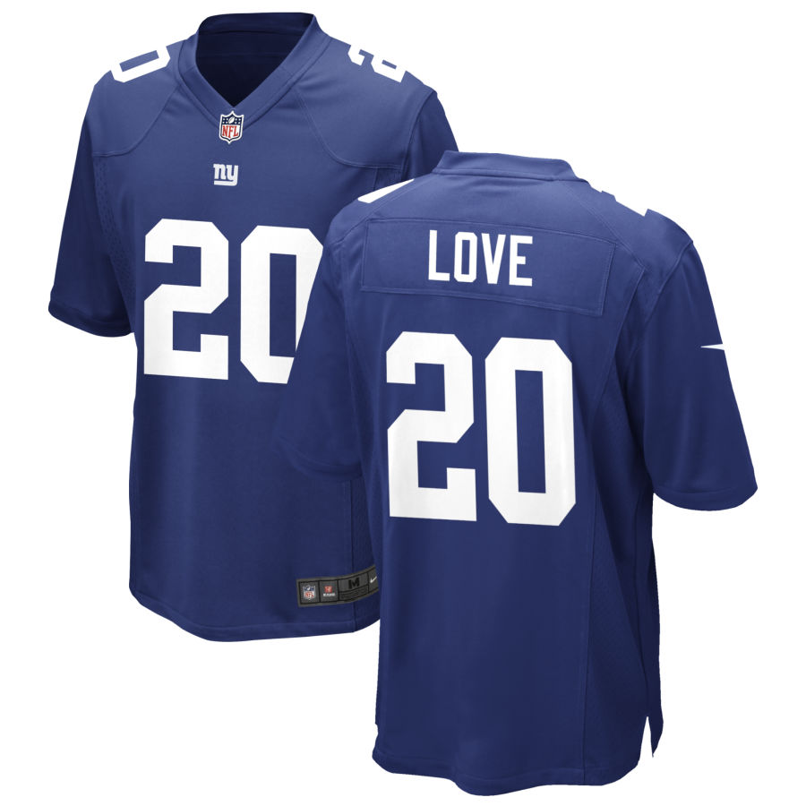 Youth New York Giants #20 Julian Love Nike Royal Limited Jersey