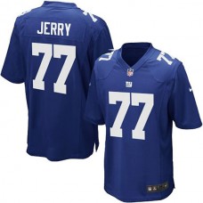 Youth New York Giants #77 John Jerry Team Color Game Jersey