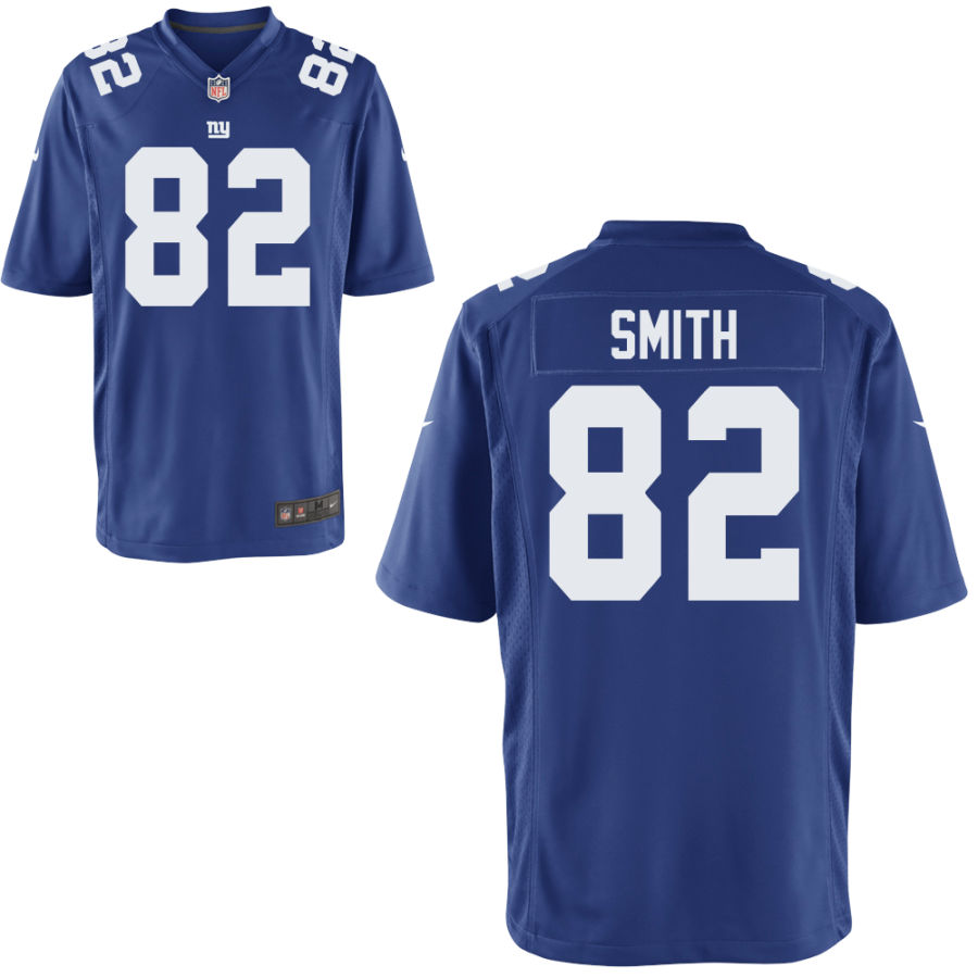 Youth New York Giants #82 Kaden Smith Nike Royal Limited Jersey
