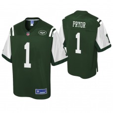 Youth New York Jets #1 Terrelle Pryor Pro Line Green Jersey