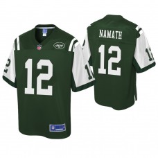 Youth New York Jets #12 Joe Namath Pro Line Green Jersey