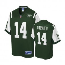 Youth New York Jets #14 Sam Darnold Green Player Pro Line Jersey