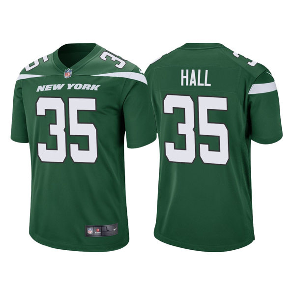 Youth New York Jets #35 Breece Hall Nike Gotham Green Vapor Limited Jersey