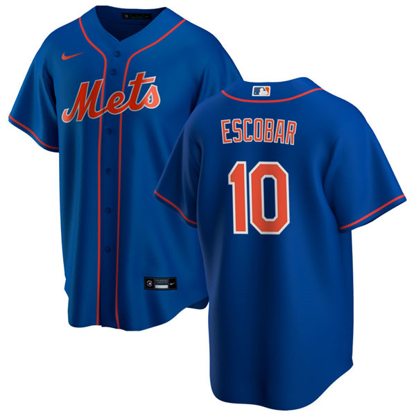 Youth New York Mets #10 Eduardo Escobar Nike Royal Alternate Jersey