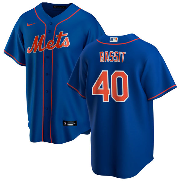 Youth New York Mets #40 Chris Bassitt Nike Royal Alternate Jersey
