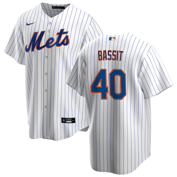 Youth New York Mets #40 Chris Bassitt Nike White Home Jersey