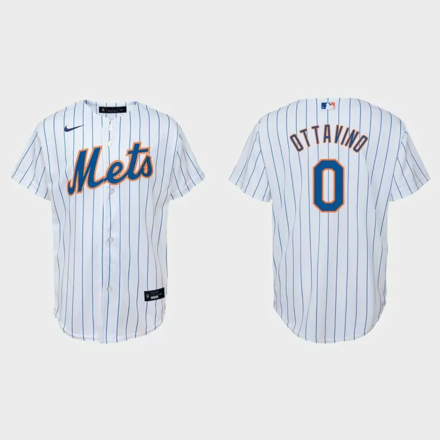 Youth New York Mets Adam Ottavino White Replica Home Jersey