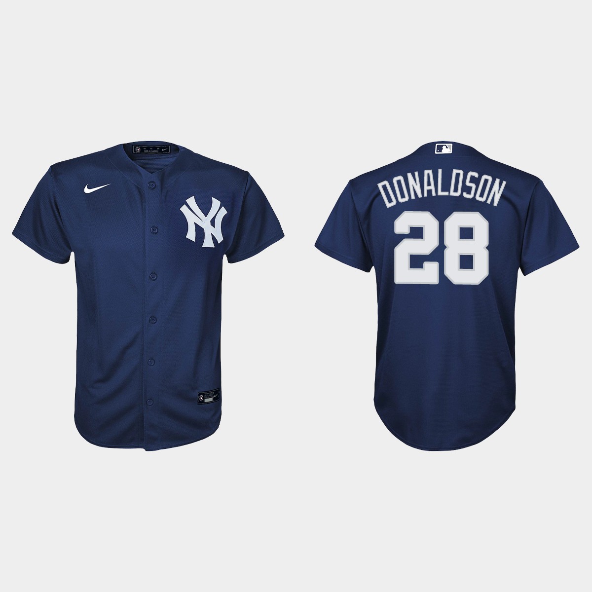 Youth New York Yankees #28 Josh Donaldson Nike Navy Alternate Jersey
