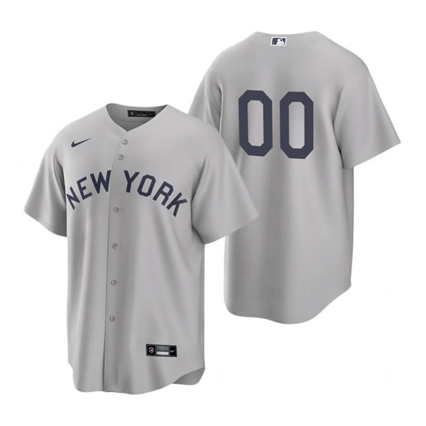 Youth New York Yankees Custom Phil Rizzuto Joe DiMaggio Dave Righetti Wade Boggs Andy Pettitte Nike Gray 2021 Field of Dream