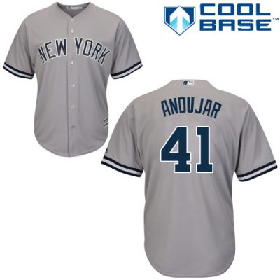 Youth New York Yankees Miguel Andujar #41 Gray Jersey