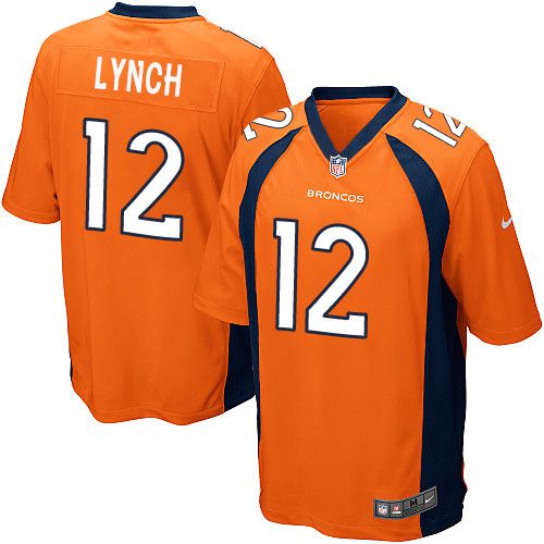 Youth Nike Broncos #12 Paxton Lynch Orange Team Color Stitched NFL New Elite Jersey