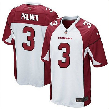 Youth Nike Cardinals #3 Carson Palmer White Stitched NFL Elite Jersey