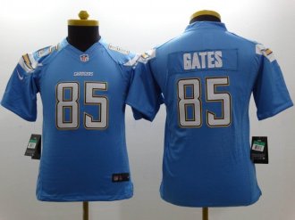 Youth Nike Chargers #85 Antonio Gates Electric Blue Alternate NFL New Limited Jersey