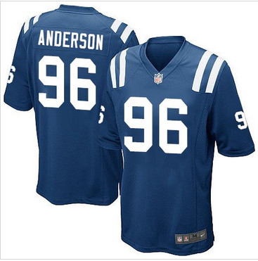Youth Nike Colts #96 Henry Anderson Royal Blue Team Color Stitched NFL Elite Jersey