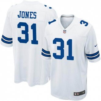 Youth Nike Cowboys #31 Byron Jones White Stitched NFL Elite Jersey
