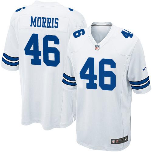 Youth Nike Cowboys #46 Alfred Morris White Stitched NFL Elite Jersey