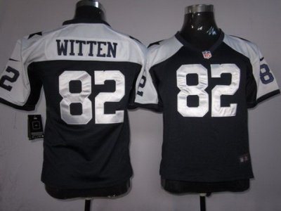 Youth NEW Dallas Cowboys #82 Jason Witten Blue Thankgivings NEW NFL Jerseys