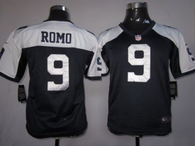 Youth NEW Dallas Cowboys #9 Romo Blue Thankgivings NEW NFL Jerseys