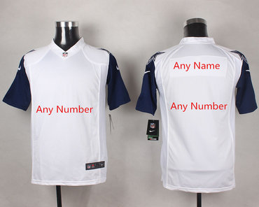 Youth Nike Dallas Cowboys  White Stitched NFL Rush Customized jersey