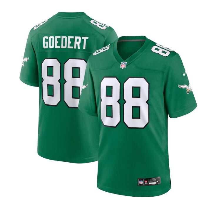 Youth Nike Dallas Goedert Kelly Green Philadelphia Eagles Alternate Player Game Jersey