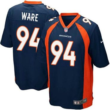 Youth Nike Denver Broncos #94 DeMarcus Ware Blue NFL Jersey(2014 New)