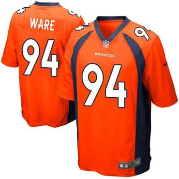 Youth Nike Denver Broncos #94 DeMarcus Ware Orange Team Color NFL Jersey(2014 New)