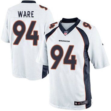 Youth Nike Denver Broncos #94 DeMarcus Ware White NFL Jersey(2014 New)