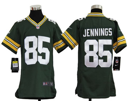 Youth NEW Green Bay Packers 85 Greg Jennings Green Jerseys