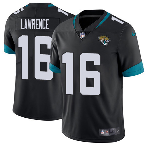 Youth Nike Jaguars #16 Trevor Lawrence Black Team Color Youth Stitched NFL Vapor Untouchable Limited Jersey