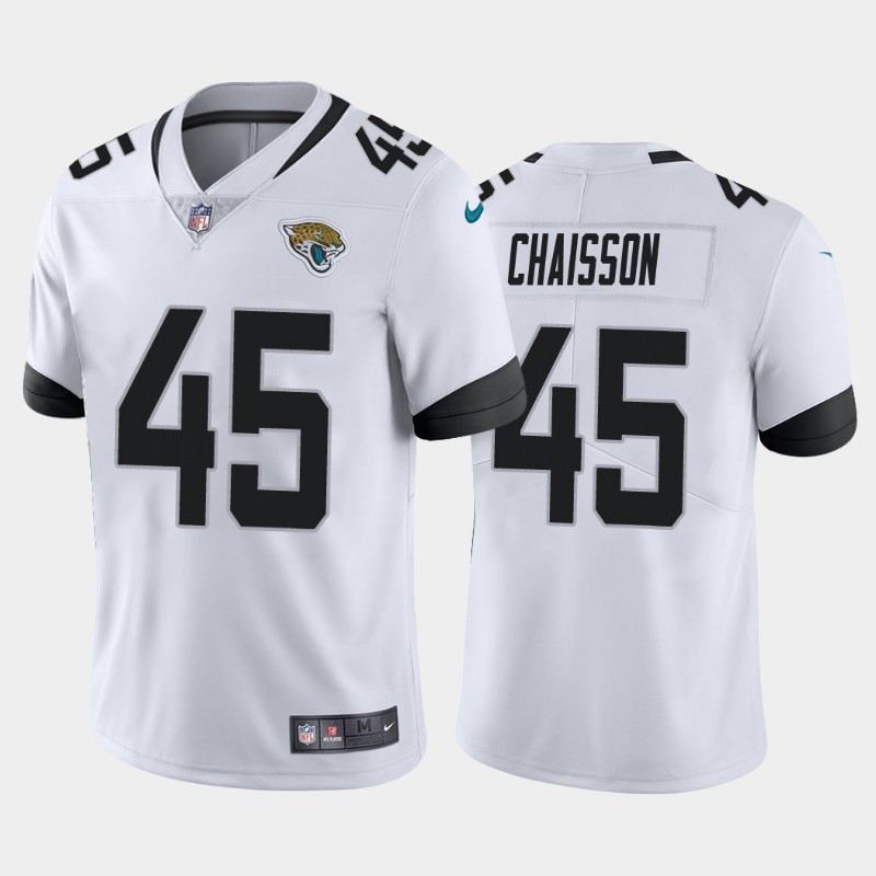 Youth Nike Jaguars 45 K'Lavon Chaisson White Youth 2020 NFL Draft First Round Pick Vapor Untouchable Limited Jersey