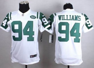 Youth Nike Jets #94 Leonard Williams White Stitched NFL Elite Jersey