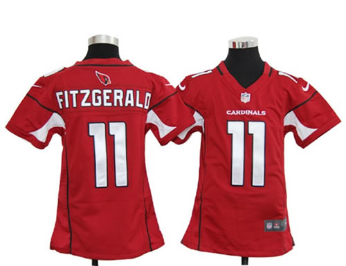Youth NEW NFL Arizona Cardinals 11 Larry Fitzgerald Red Jerseys