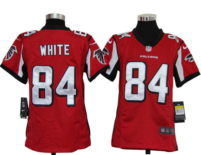 Youth NEW NFL Atlanta Falcons 84 Roddy White Red Jerseys