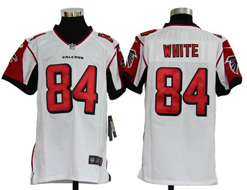 Youth NEW NFL Atlanta Falcons 84 Roddy White White Jerseys