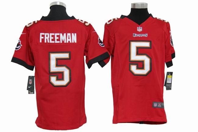 Youth NEW NFL Tampa Bay Buccanee 5 Josh Freeman Red Jerseys