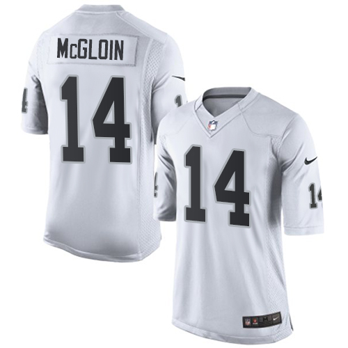 Youth Nike Oakland Raiders #14 Matt McGloin White NFL Jersey