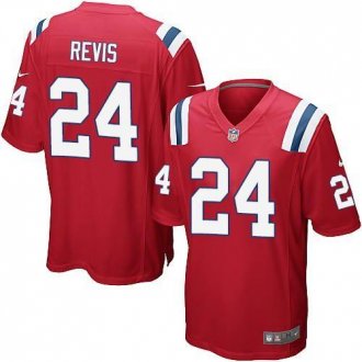 Youth Nike Patriots #24 Darrelle Revis Red Alternate Stitched NFL Elite Jersey