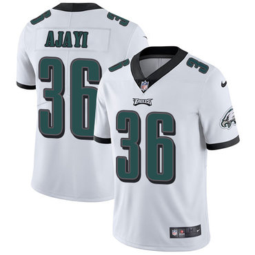 Youth Nike Philadelphia Eagles #36 Jay Ajayi White Stitched NFL Vapor Untouchable Limited Jersey