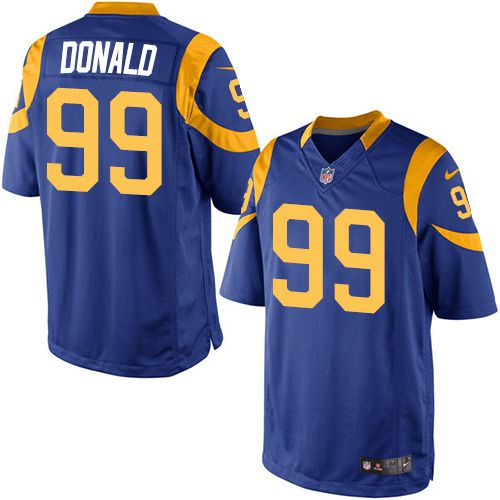 Youth Nike Rams #99 Aaron Donald Royal Blue Alternate Stitched NFL Elite Jersey