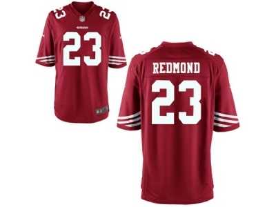 Youth Nike San Francisco 49ers #23 Will Redmond Red Team Color NFL Jersey