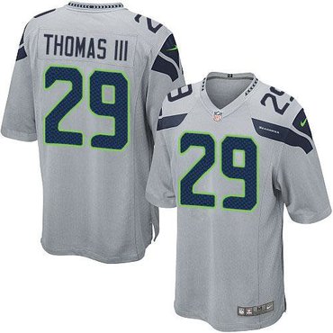 Youth Nike Seattle Seahawks #29 Earl Thomas III Grey Alternate NFL Limited Jersey