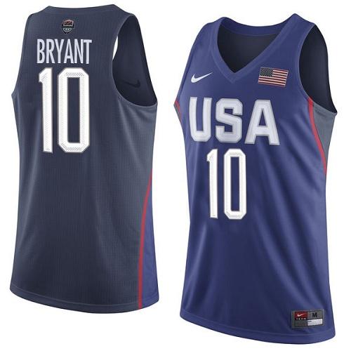 Youth Nike Team USA #10 Kobe Bryant Navy Blue 2016 Dream Team Game NBA Jersey