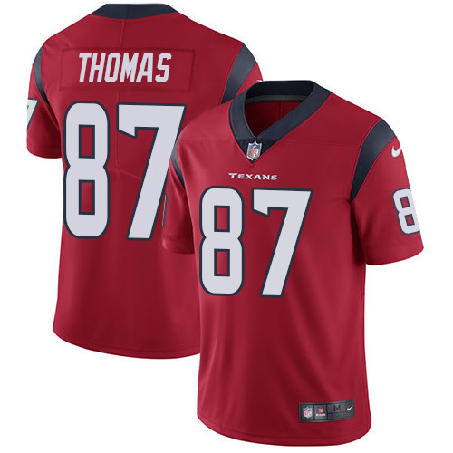 Youth Nike Texans #87 Demaryius Thomas Red Alternate Youth Stitched NFL Vapor Untouchable Limited Jersey