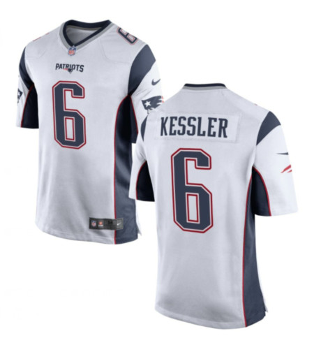 Youth Patriots #6 Cody Kessler Navy White Team Football Vapor Untouchable Youth Jersey