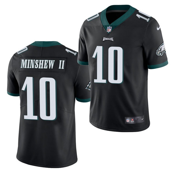 Youth Philadelphia Eagles #10 Gardner Minshew II Nike Black Limited Jersey