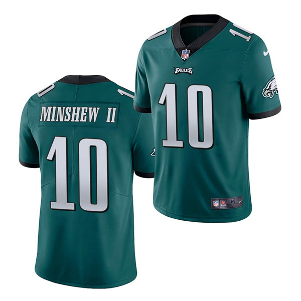 Youth Philadelphia Eagles #10 Gardner Minshew II Nike Midnight Green Limited Jersey