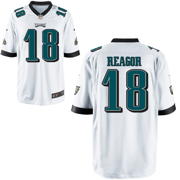 Youth Philadelphia Eagles #18 Jalen Reagor Nike White Limited Jersey