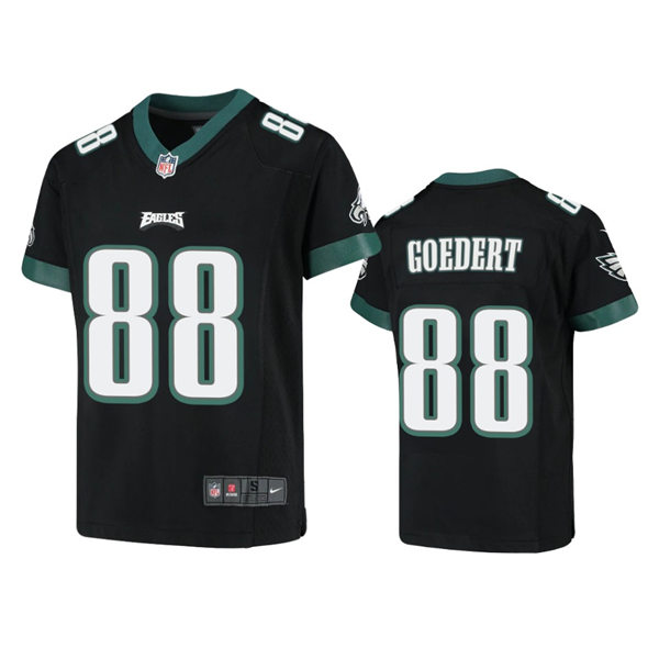 Youth Philadelphia Eagles #88 Dallas Goedert Black Limited Jersey